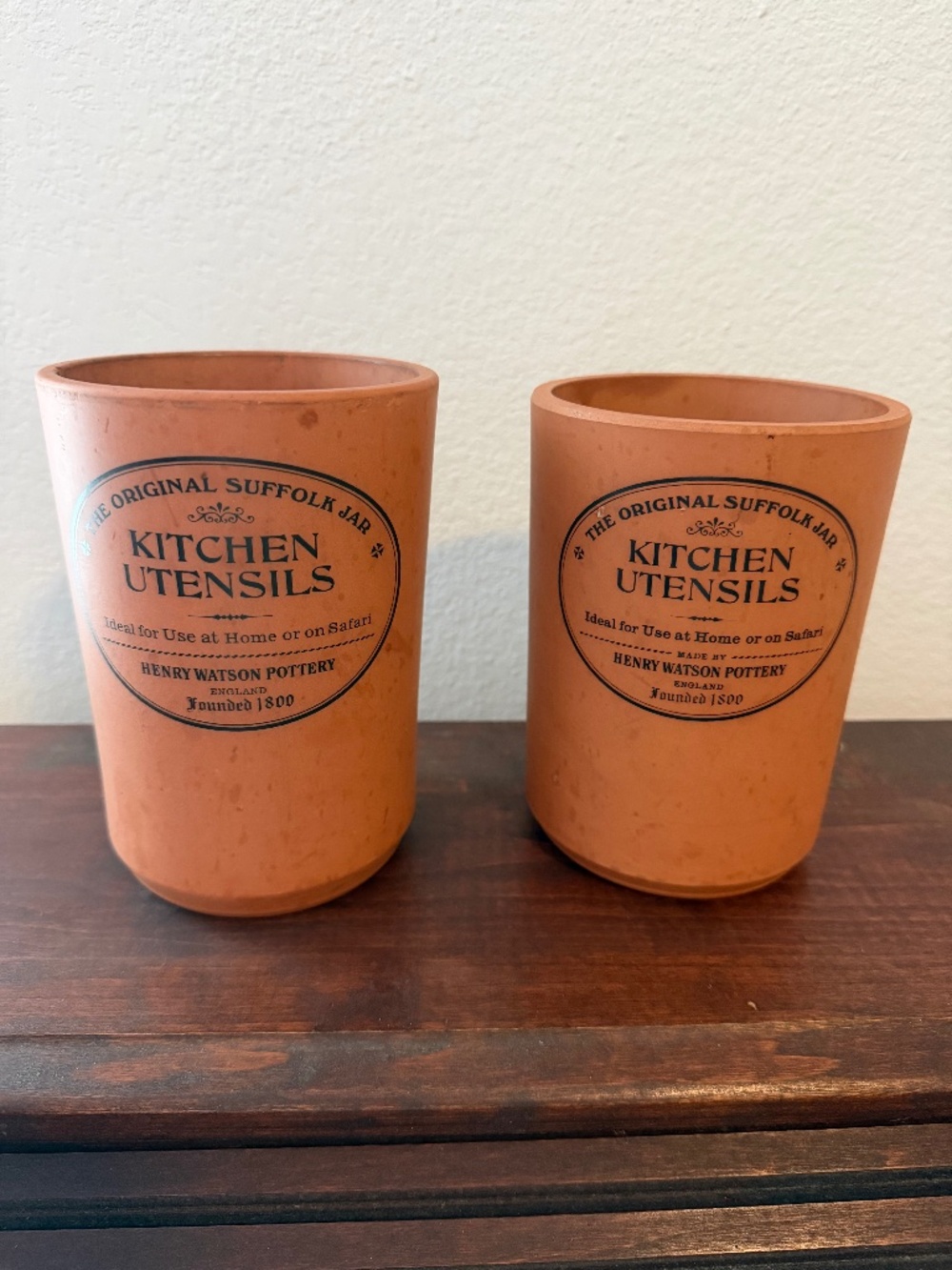 Henry Watson Pottery Kitchen Utensils